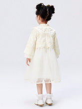 Balabala Balabala Girls' Qipao Dress Autumn Floral Net Yarn Children's Dress
